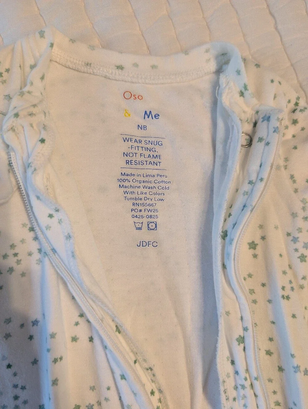 Oso & Me Star Footed Sleeper Pajamas